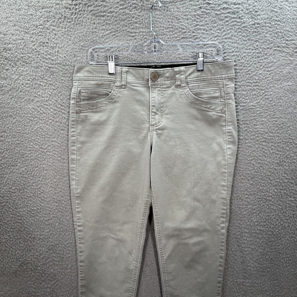 Democracy Jeans Womens 10 Gray Denim Ab Technology Skinny Stretch Preppy Casual - Picture 8 of 8